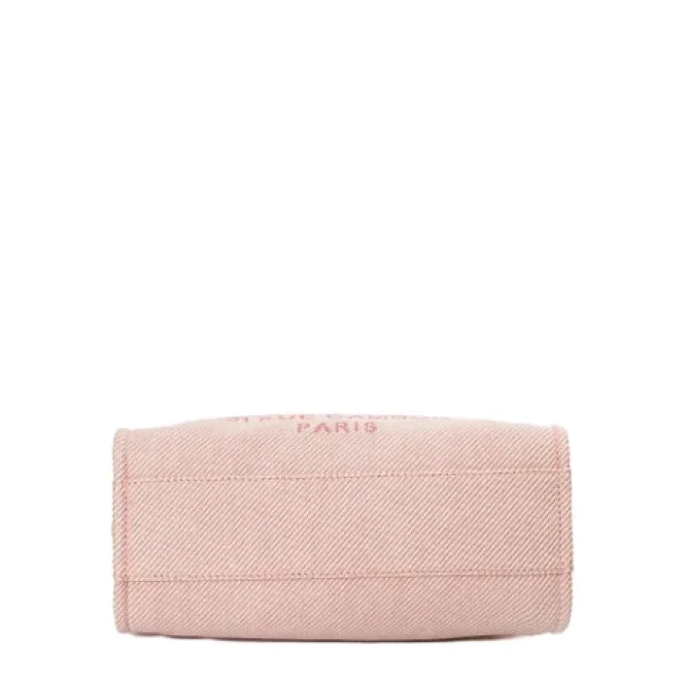 Chanel Vintage Pre-owned Canvas chanel-bags Pink Dames