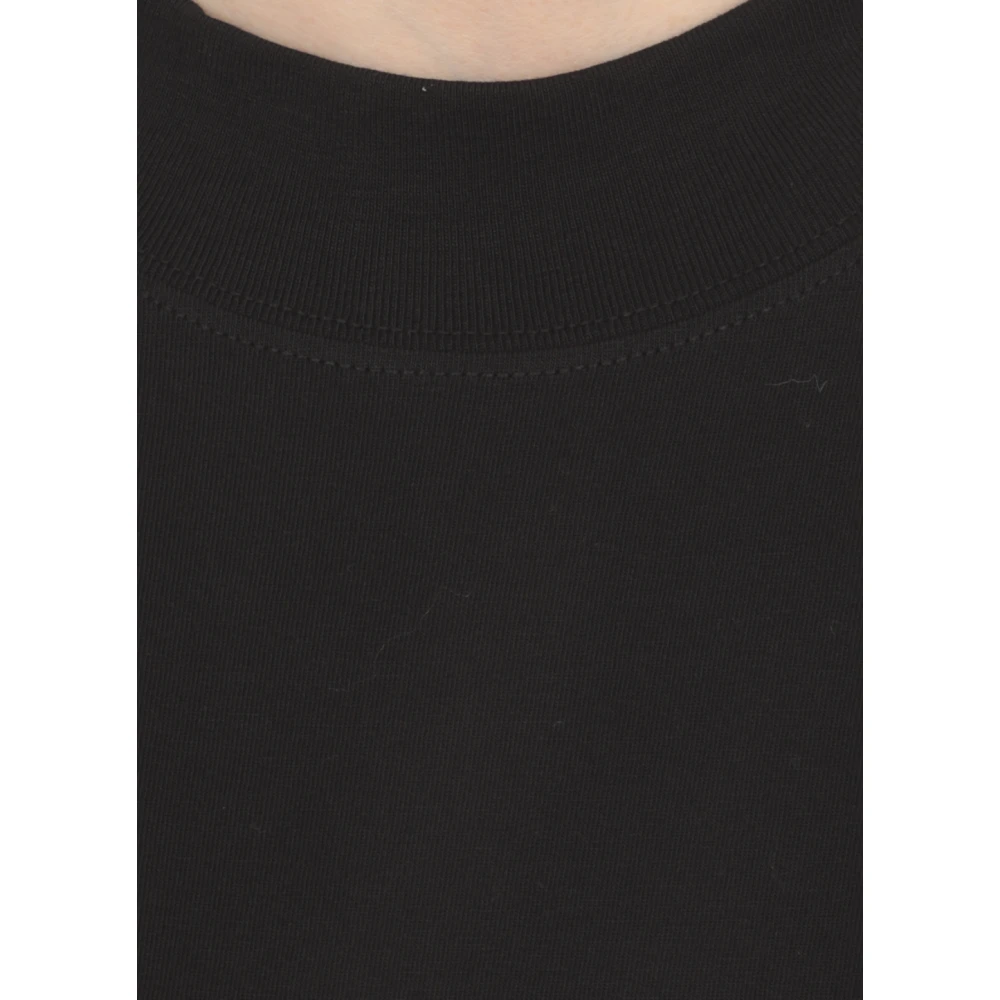 Jil Sander Zwarte Oversized Katoenen T-shirt voor Mannen Black Heren