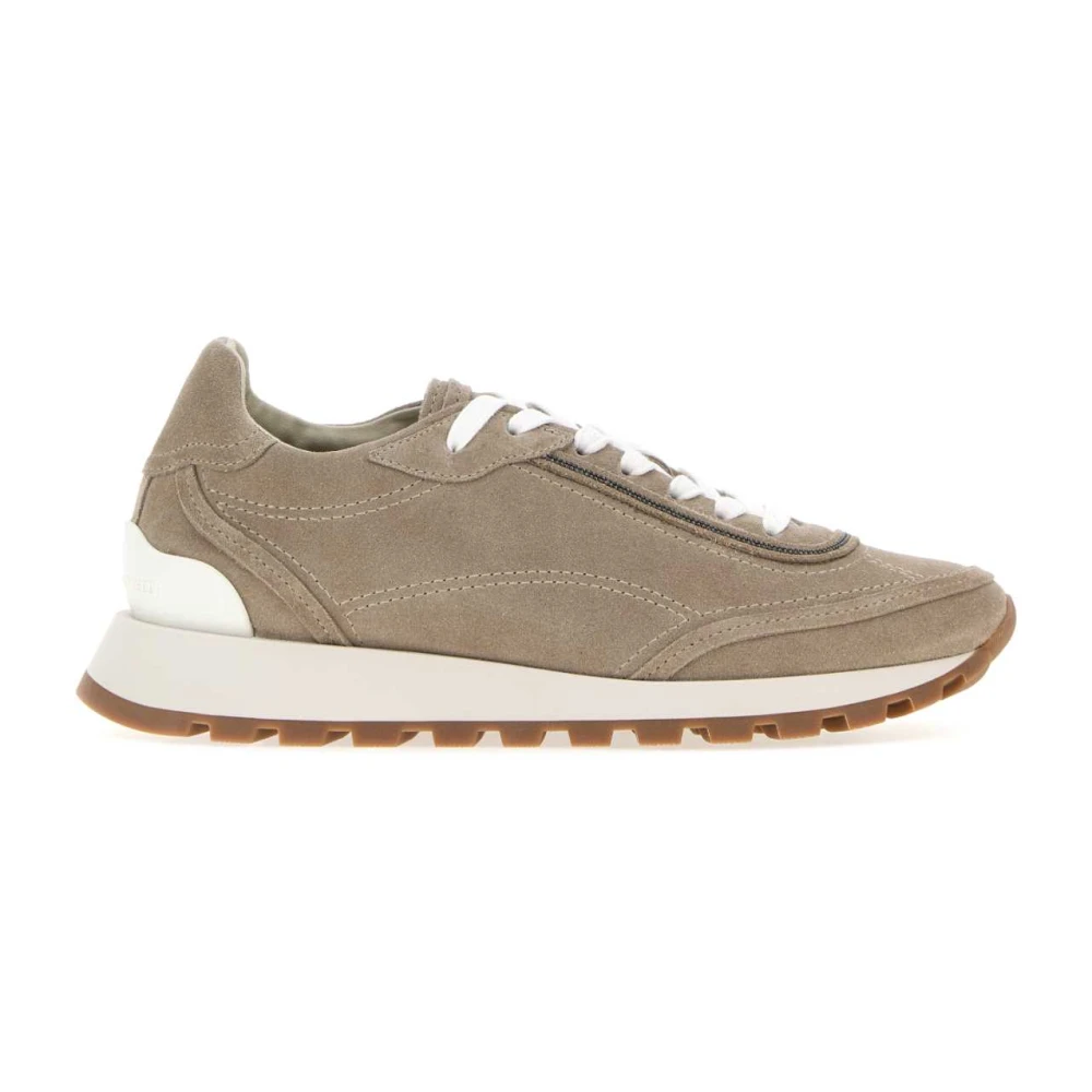 Brunello Cucinelli Gray Sneakers, Female, 5 Uk, Pair Of Trainers