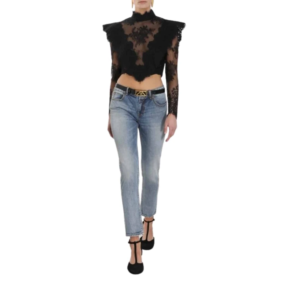 Zimmermann Zwart Kant Bodice Top Luminosity Collectie Black Dames