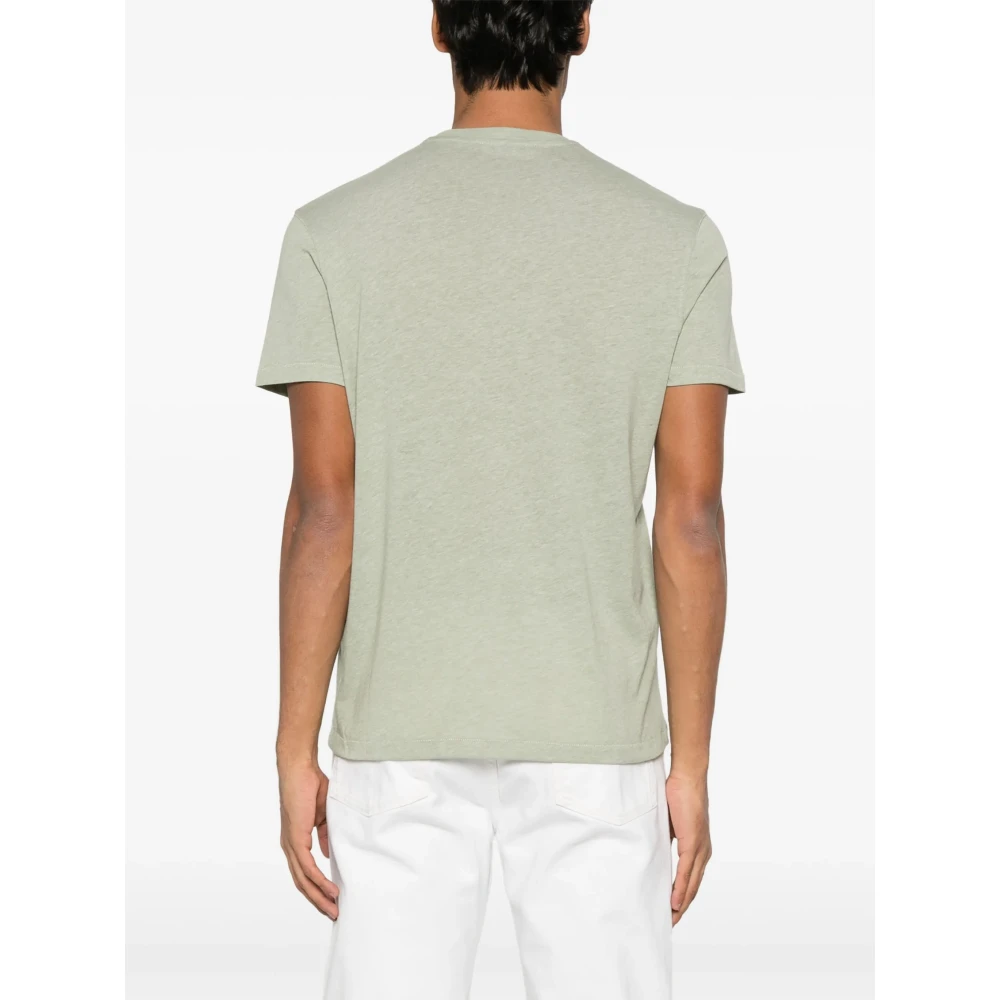 Tom Ford Katoenmix T-shirt Green Heren