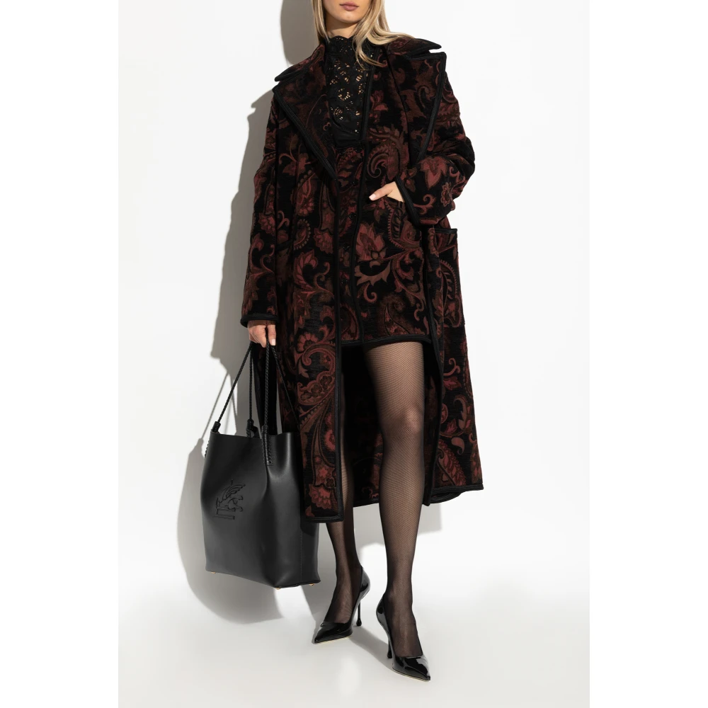 ETRO Gestreepte jas Red Dames