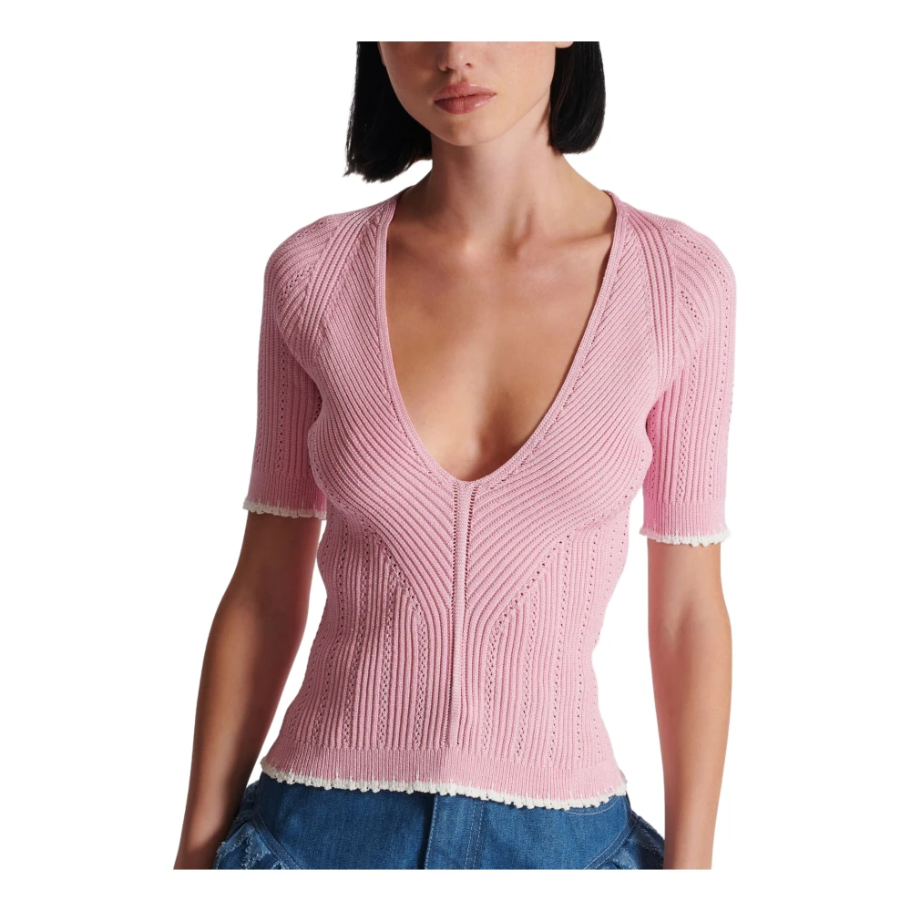 Balmain Gebreide top Pink Dames