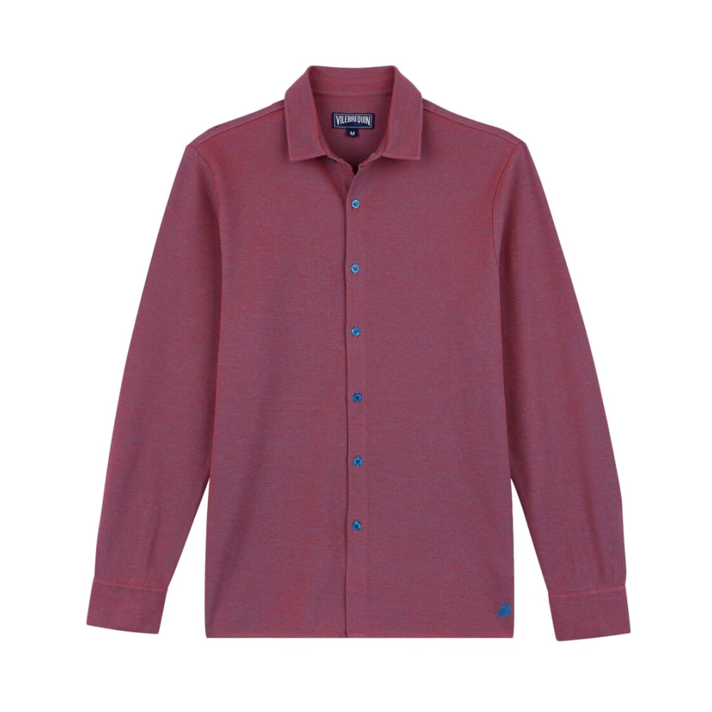 Vilebrequin Heren Polo Shirt met Schildpad Logo Red Heren