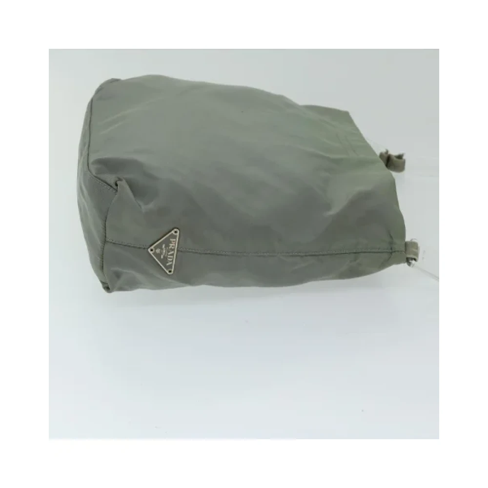 Prada Vintage Pre-owned Nylon prada-bags Green Dames