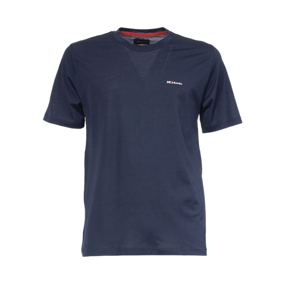 Kiton - Tops > T-Shirts - Blue - Kiton - Modalova