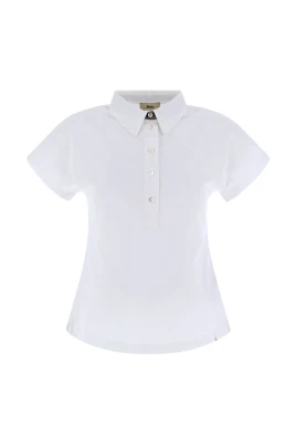 Bomullsinterlock Polo med Monogram