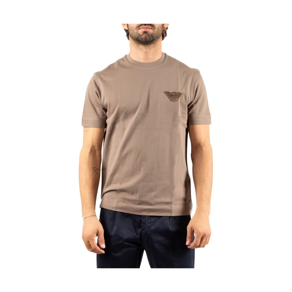 Emporio Armani Herren Braun Oberteile, Sgröße:
