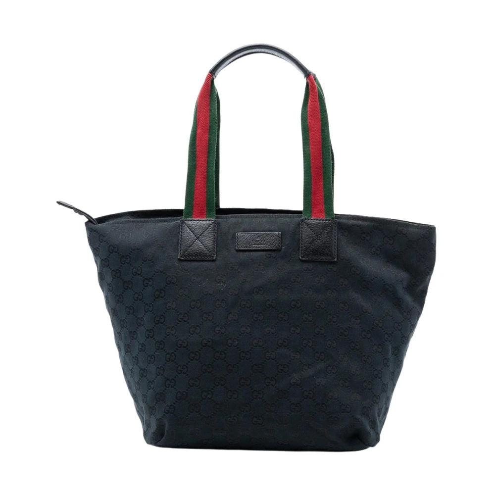Gucci Vintage Women's Black Pre-Owned Tote Bag