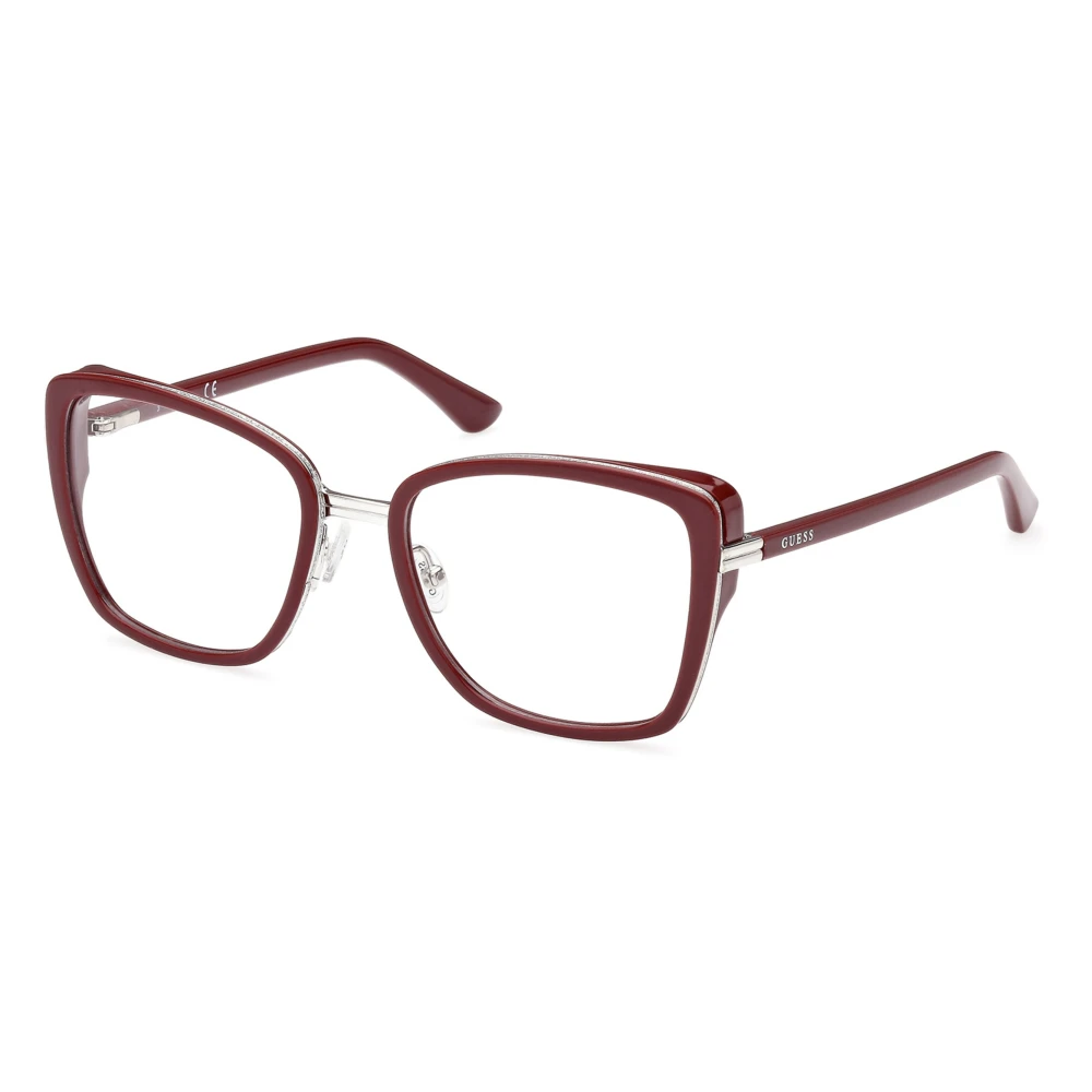 Guess Unisex Red Glasses, 54 Mm, Optical Frame