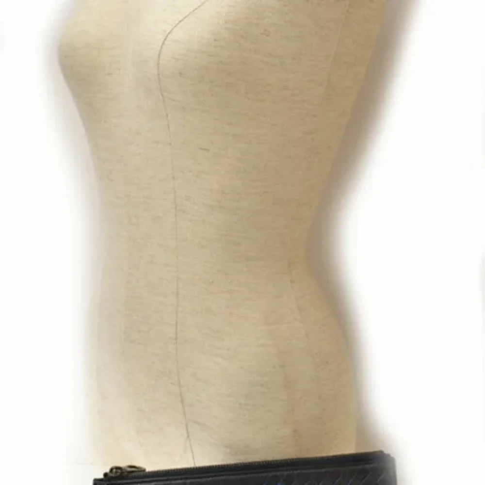 Bottega Veneta Vintage Pre-owned Fabric clutches Black Dames