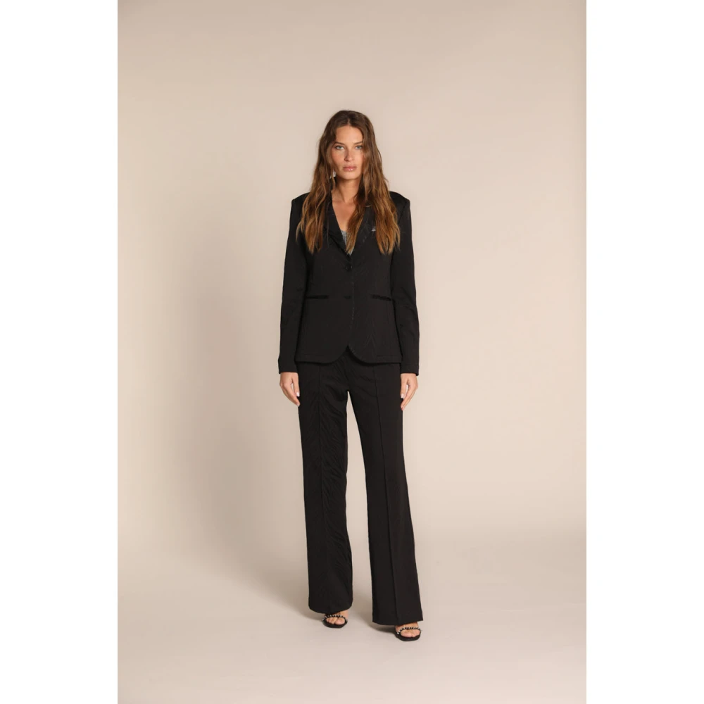 Mason's Helena Damesblazer met Zebra Print Black Dames