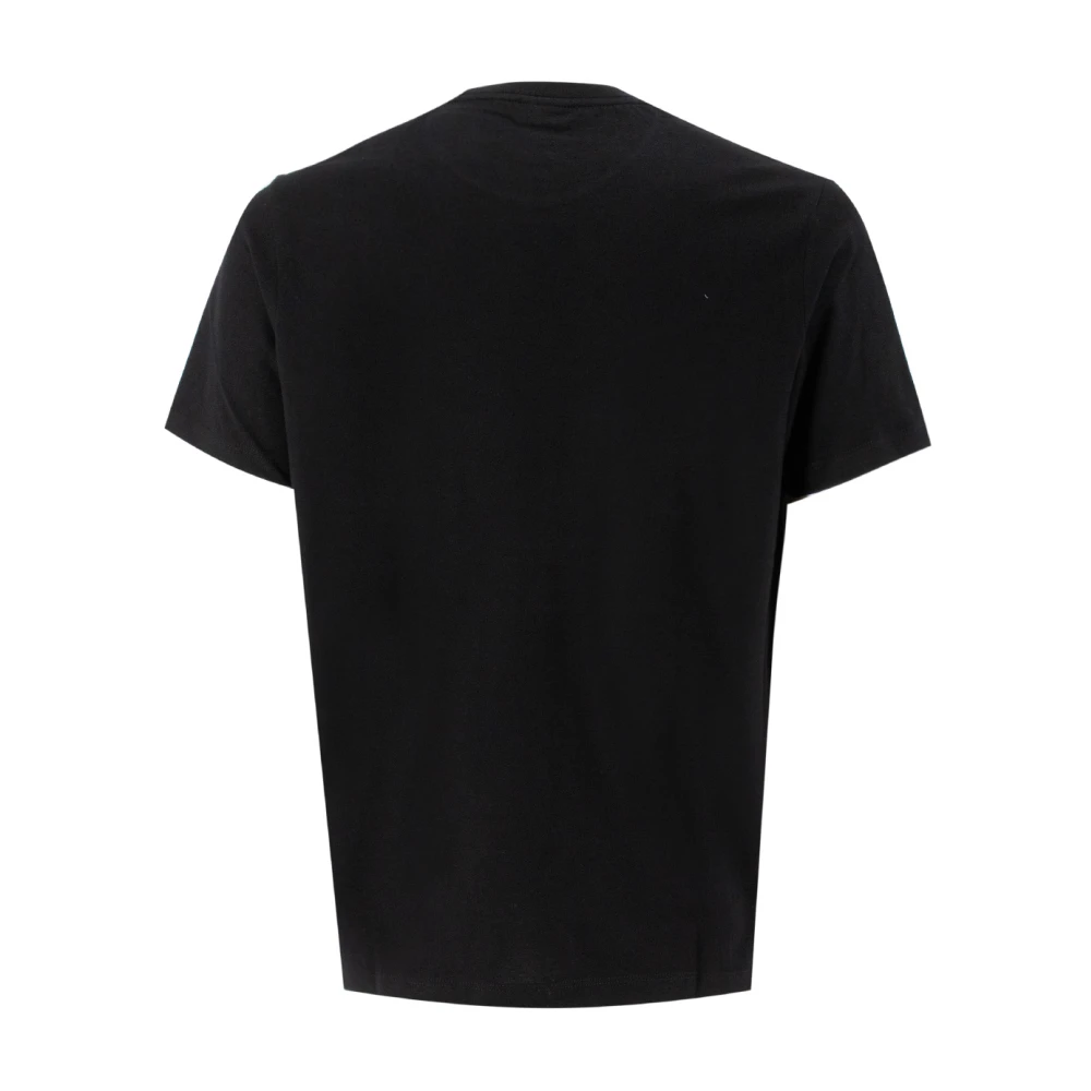 PAUL & SHARK Katoenen Crew-neck T-shirt met Print Black Heren