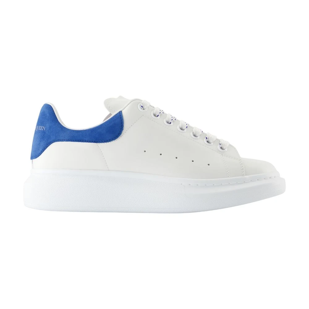 Alexander Mcqueen Men's White Leather Oversized Trainers