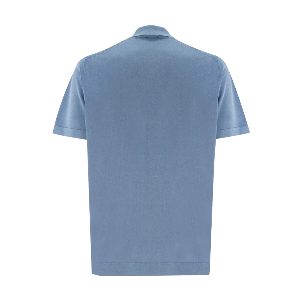 Drumohr Polo Shirts Blue Heren