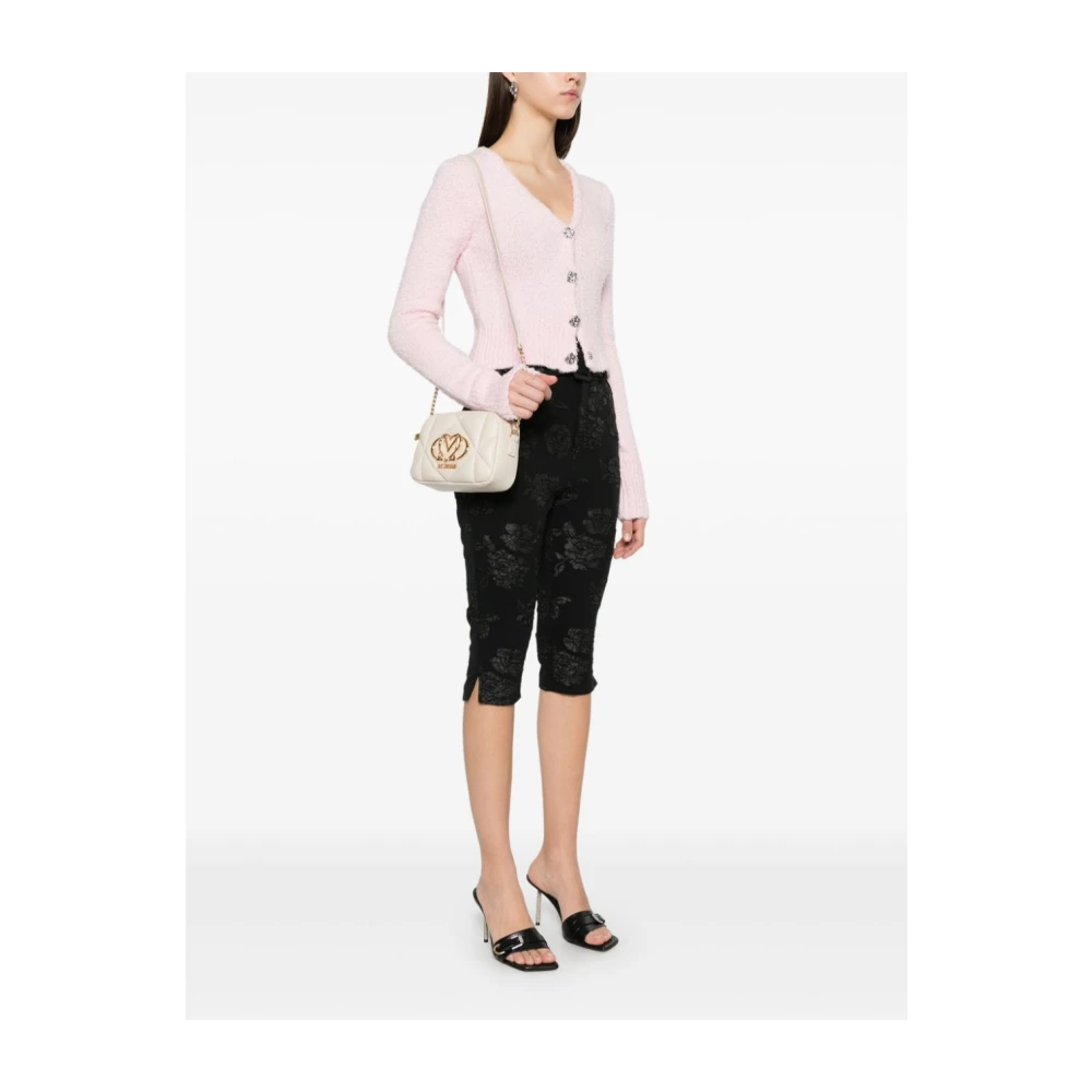 Love Moschino Ivoor Schoudertas voor Vrouwen Beige Dames