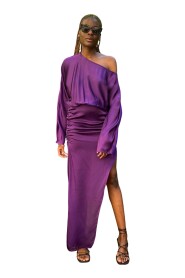 Alma dress violet