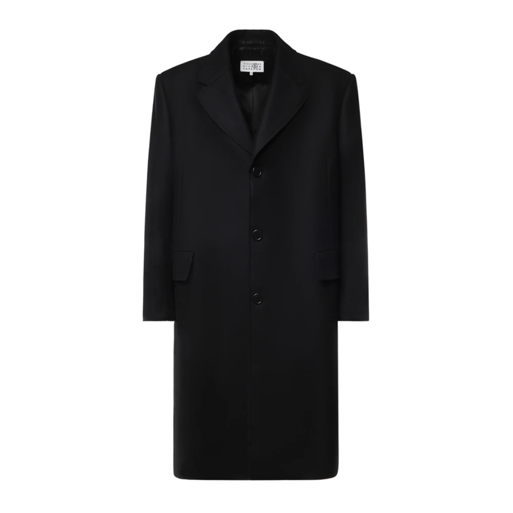 Mm6 Maison Margiela Uomo Nero - Coats - Coats - M