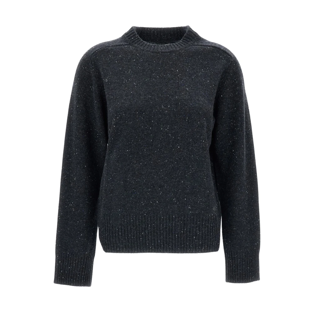 Loulou Studio Gray Round-Neck Knitwear - Female - Round-Neck Knitwear - Xs - Knitwear