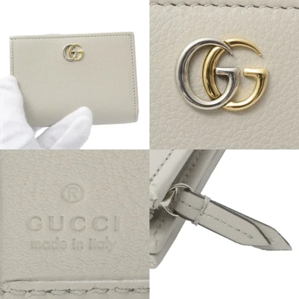 Gucci Vintage Pre-owned Leather wallets Gray Dames