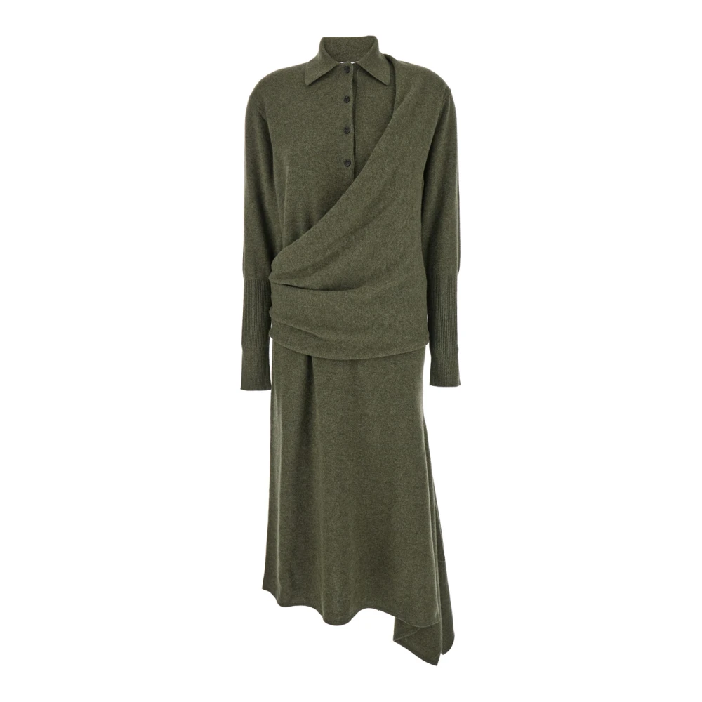 Salvatore Ferragamo Groene Abito Jurk Green Dames