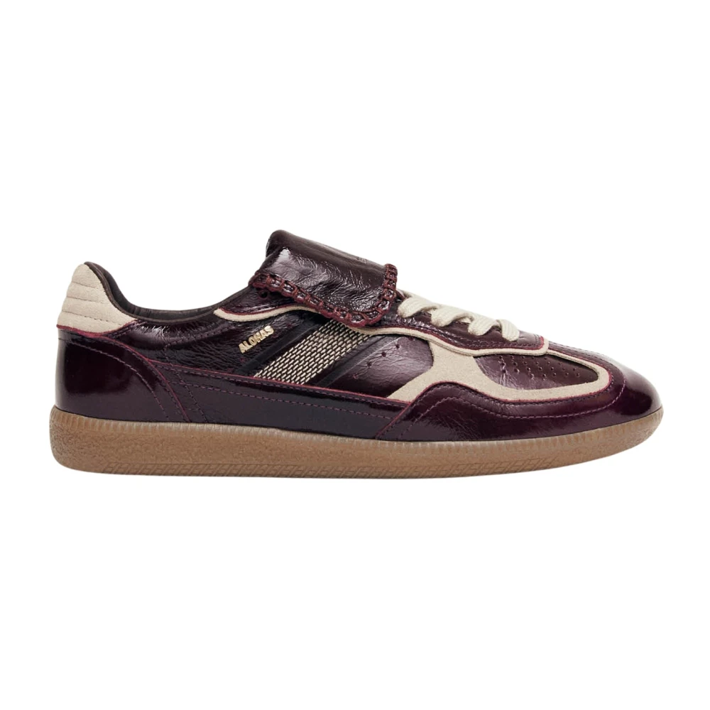 Alohas Tb.490 Club Diep Bourgondisch Lakleren Sneakers unisex Schoenen Rood