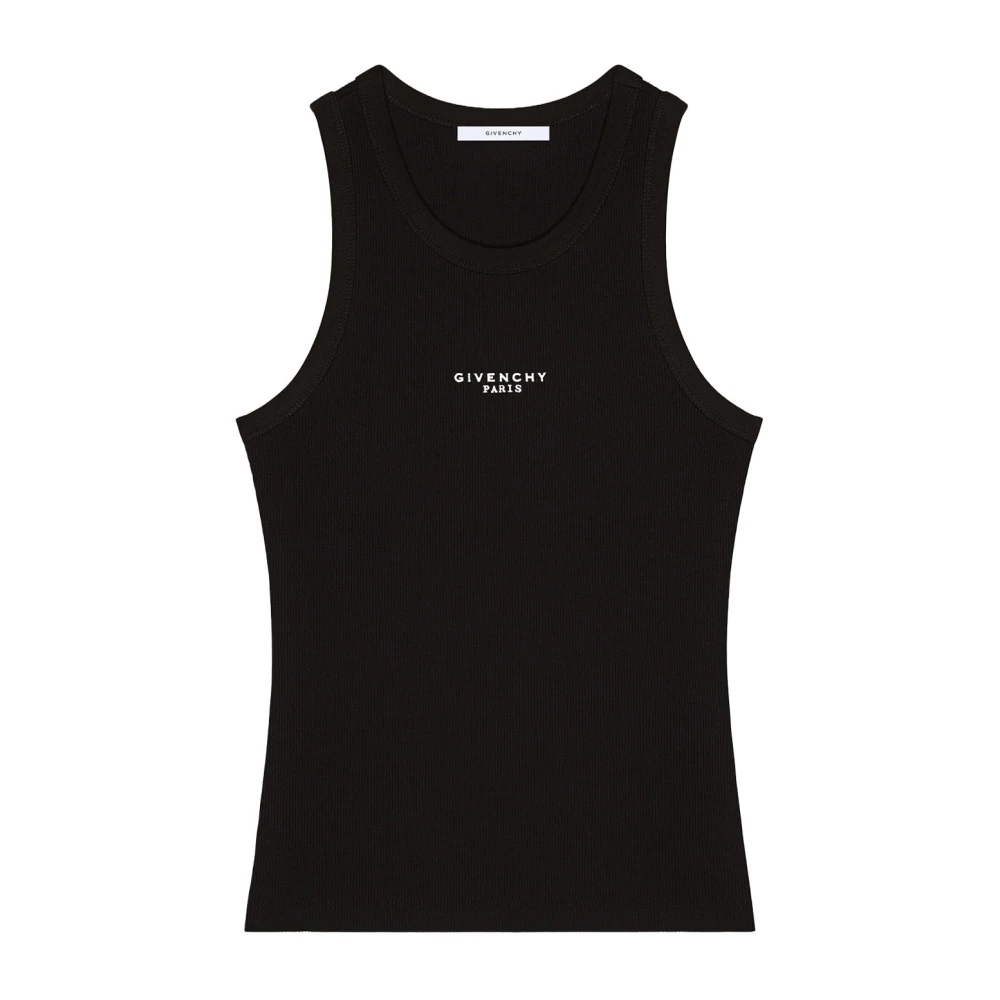 Givenchy Women's Black Slim Fit Tank Top - Sleeveless Tops - M - Tops