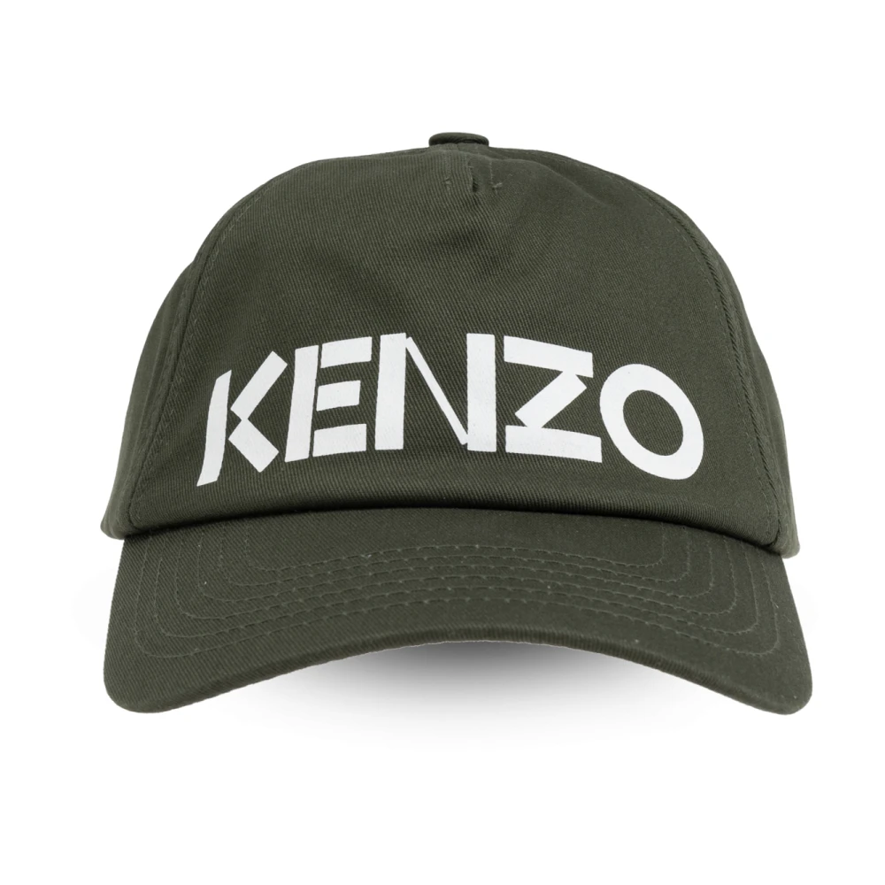 Kenzo Unisex Grön Accessoarer One Size, Bomull, Keps