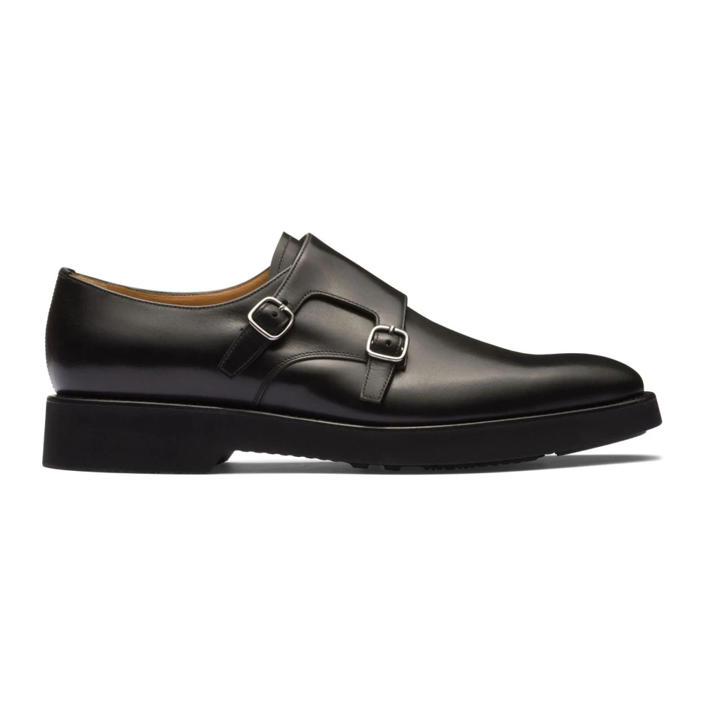 Church's Men's Black Cowes L Double Monk Strap Shoes