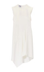 witte-asymmetrische-mouwloze-jurk