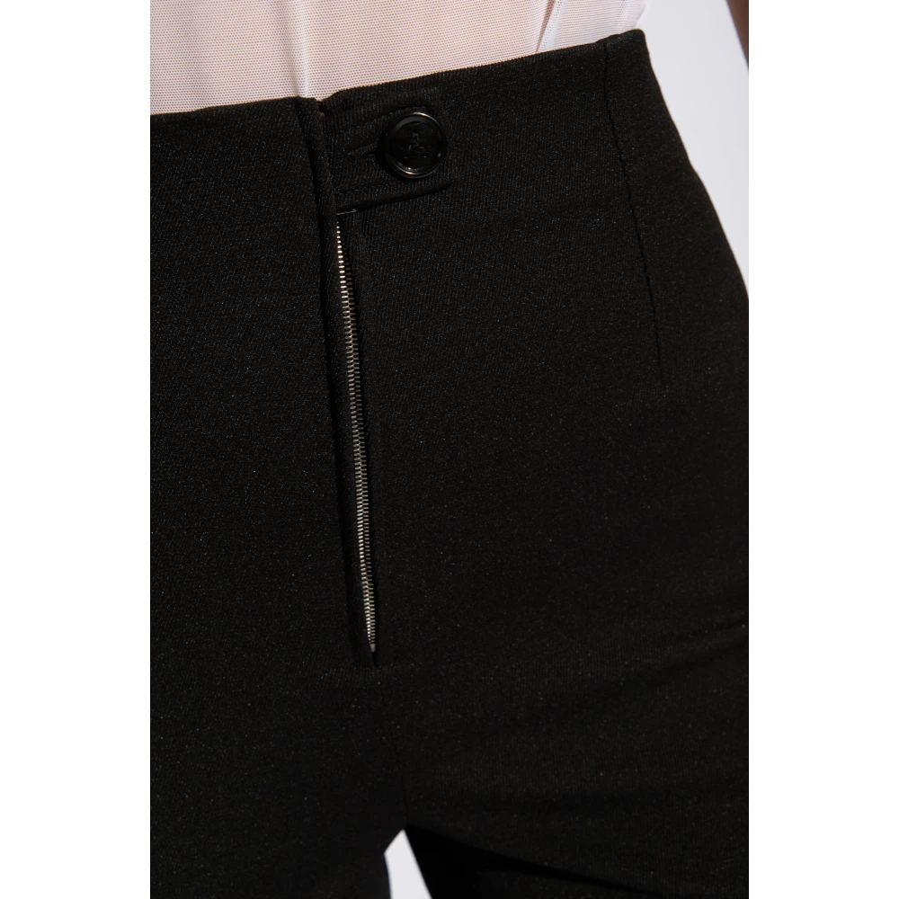 Alaïa Hoge taille broek Black Dames