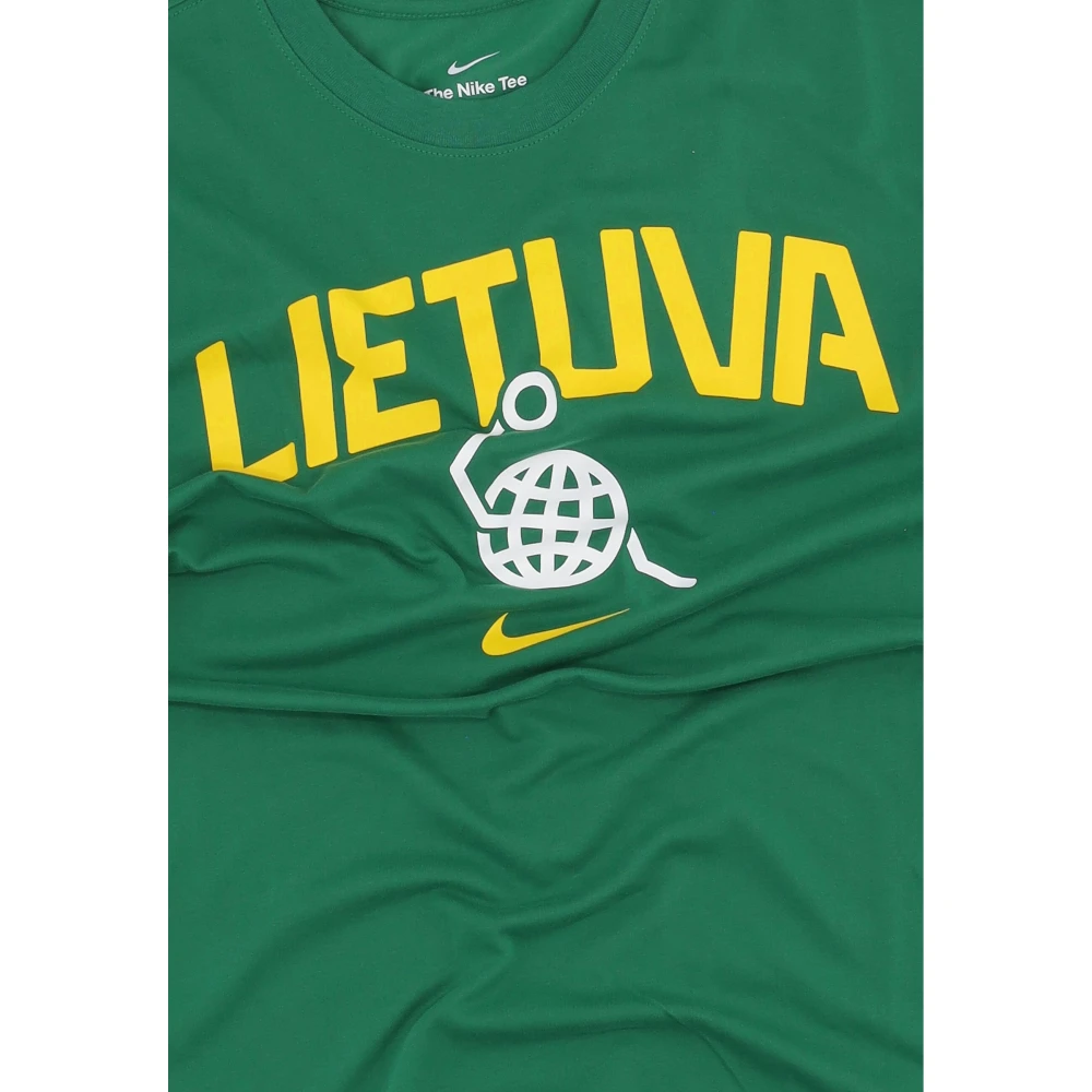 Nike 2024 Basketbalshirt Litouwen Groen Green Heren