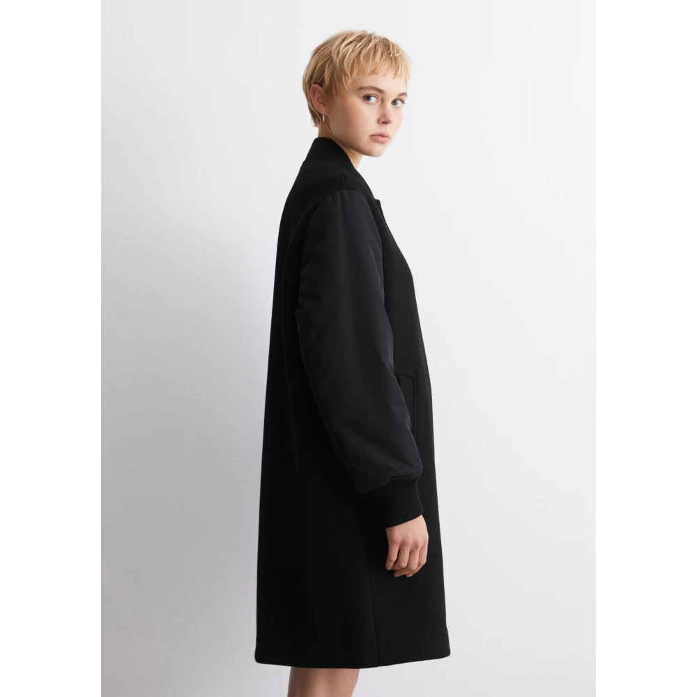 Marc O'Polo Varsity coat relaxed Black Dames