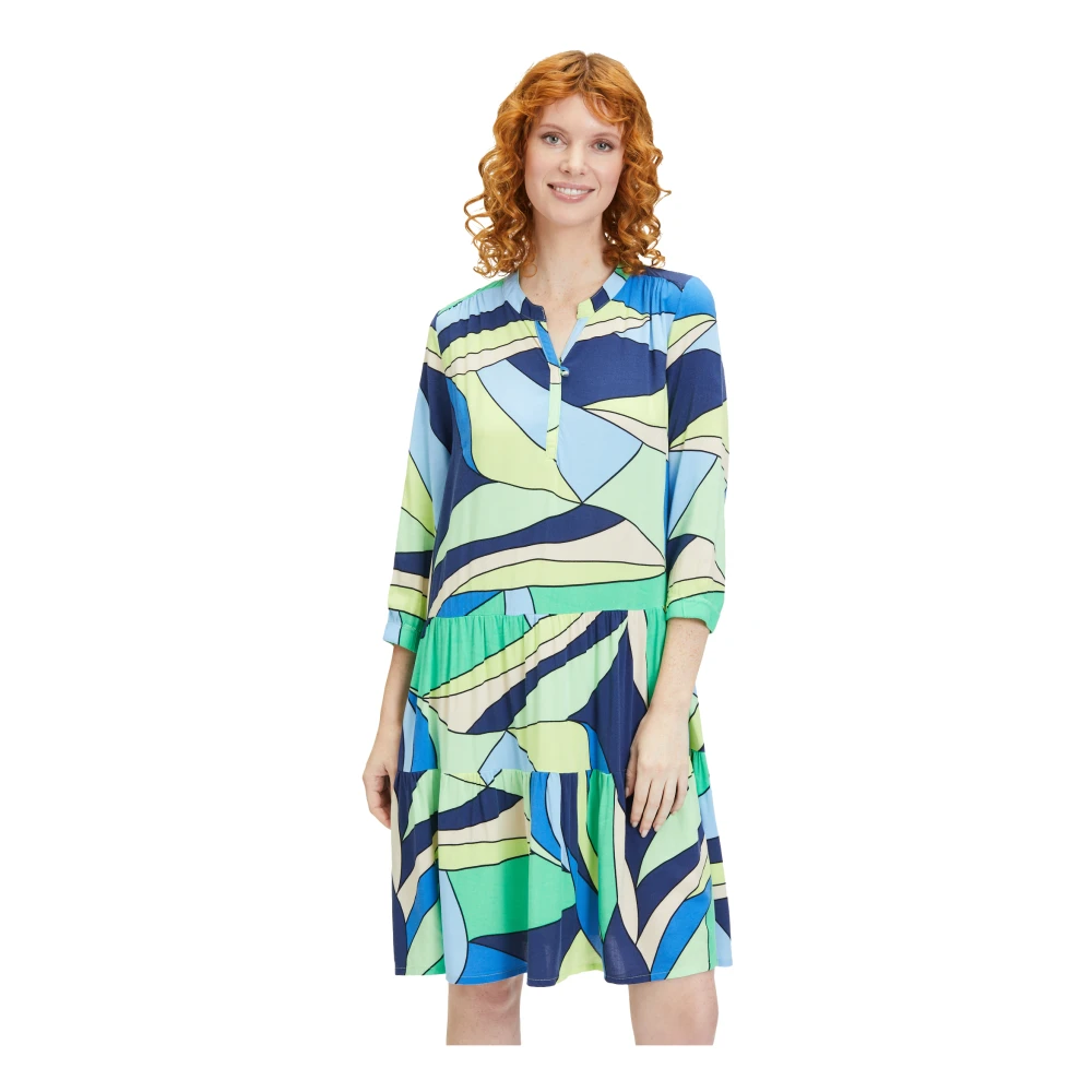 Betty Barclay Bloemen 3 4 Mouw Jurk Multicolor Dames