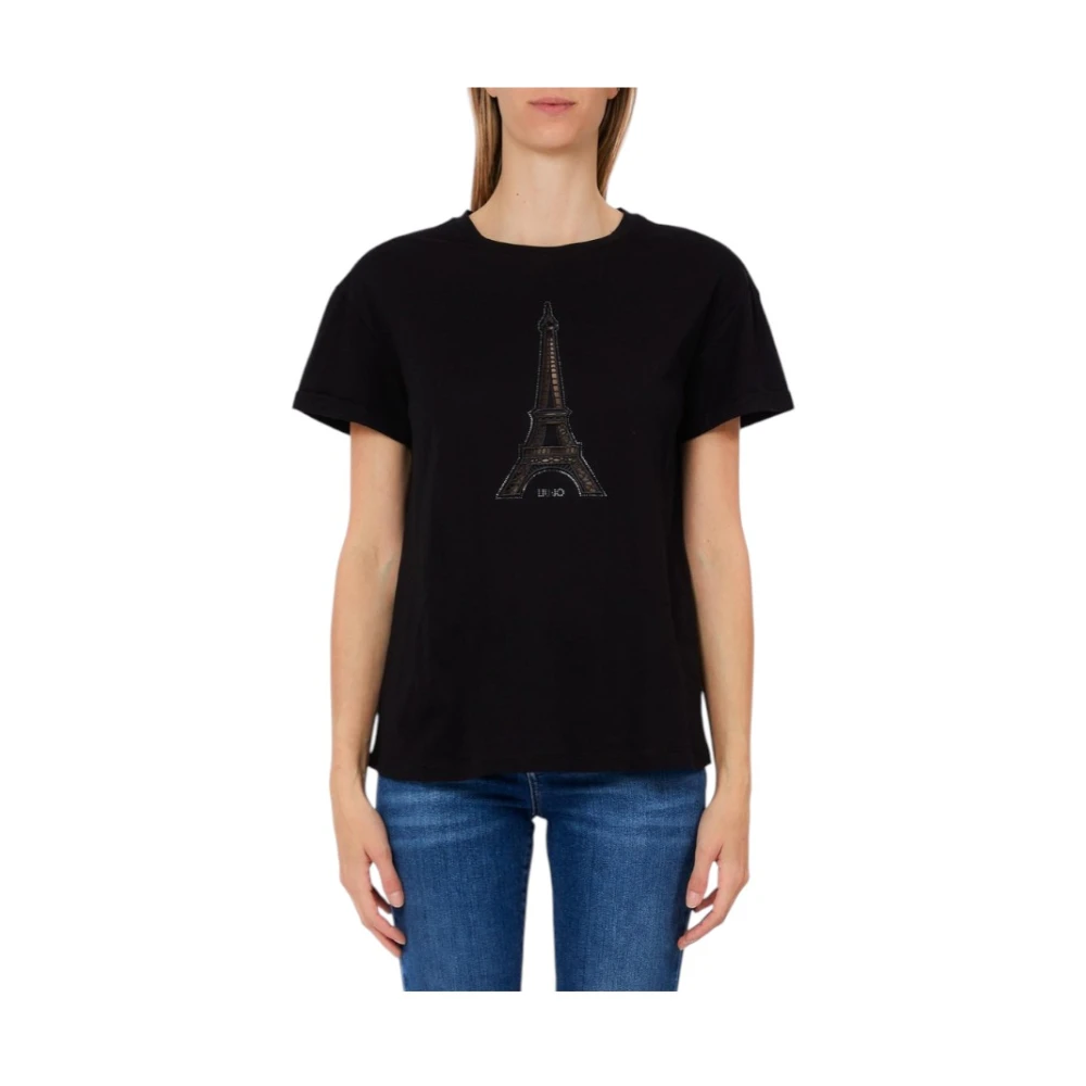 Liu Jo Donna Nero Top, L, New,