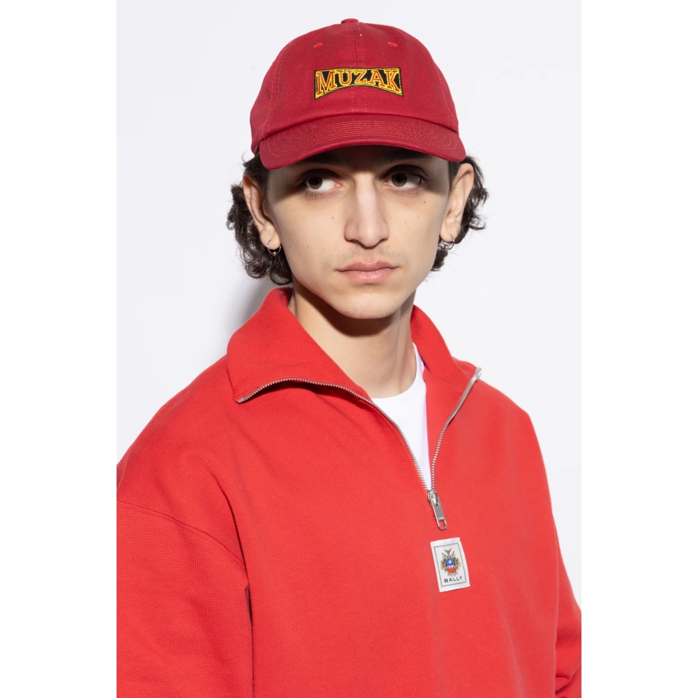 Bally Baseball cap Red Heren