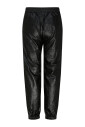 embossed-logo-leather-jogging-pants