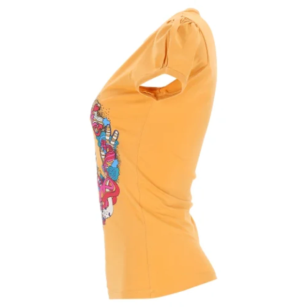 Moschino Pre-Owned Pre-owned Cotton tops Yellow Dames