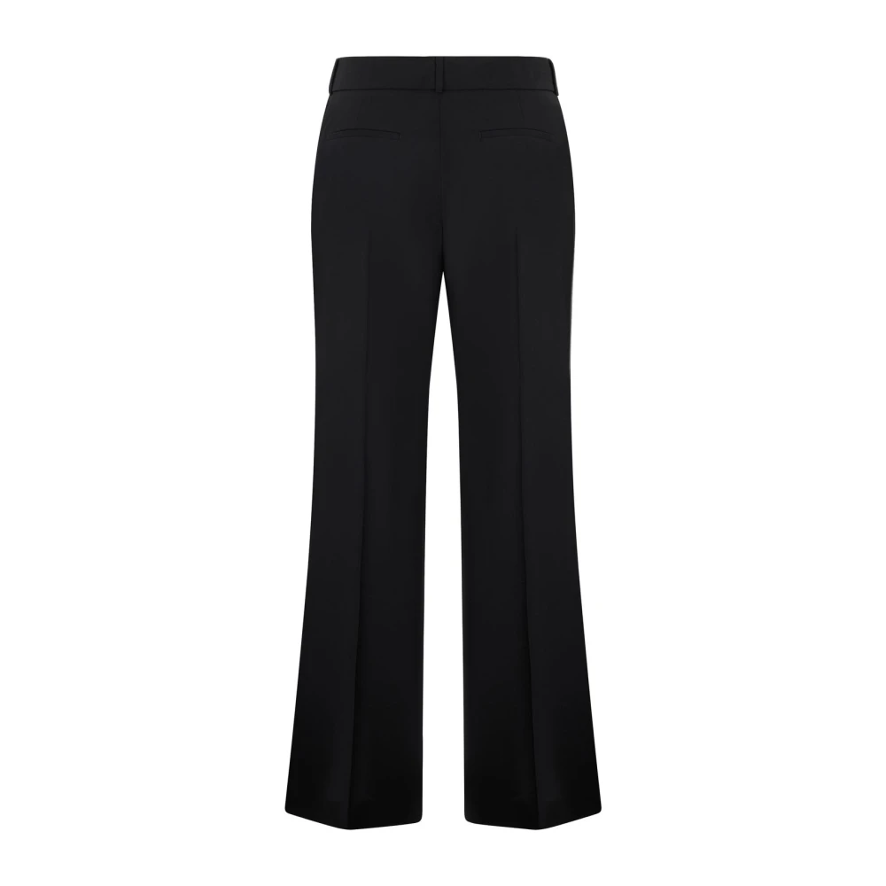 Peserico Femme Noir Pantalons, Taille: 40 Fr Pantalon Tailleur Jambe Large