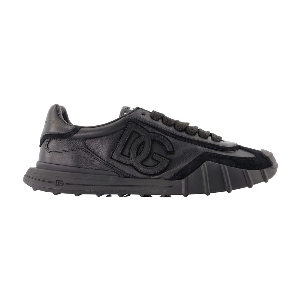 Dolce & Gabbana Uomo Nero - Sneakers Logo Sportive Basse - Shoes - 41 Eu - Immagine 3