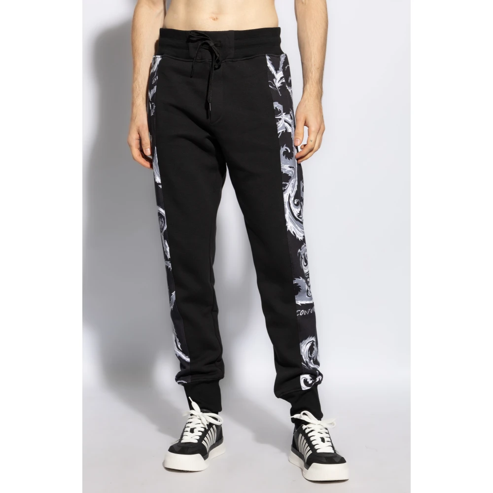 Versace Jeans Couture Sweatpants Black Heren