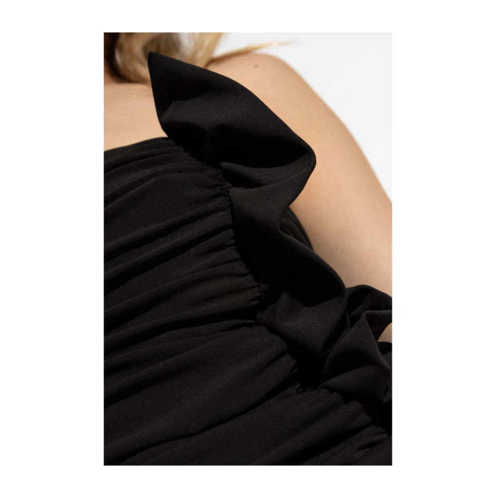 The Attico Zwarte Jurk Aw24 Black Dames