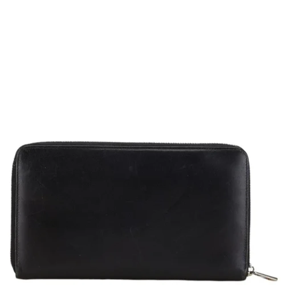 Loewe Pre-owned Leather wallets Black Dames