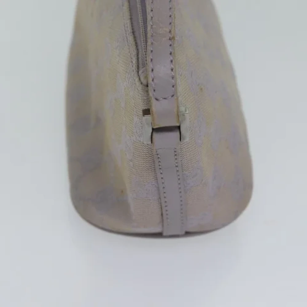 Gucci Vintage Pre-owned Canvas pouches Purple Dames