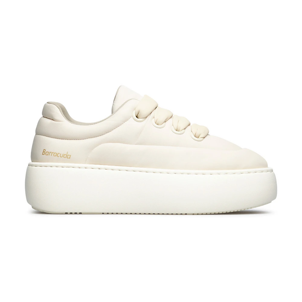 Barracuda Witte Platform Sneakers Dames Schoenen