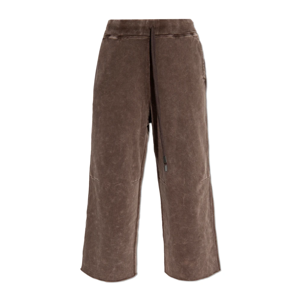 R13 Katoenen broek Brown Dames