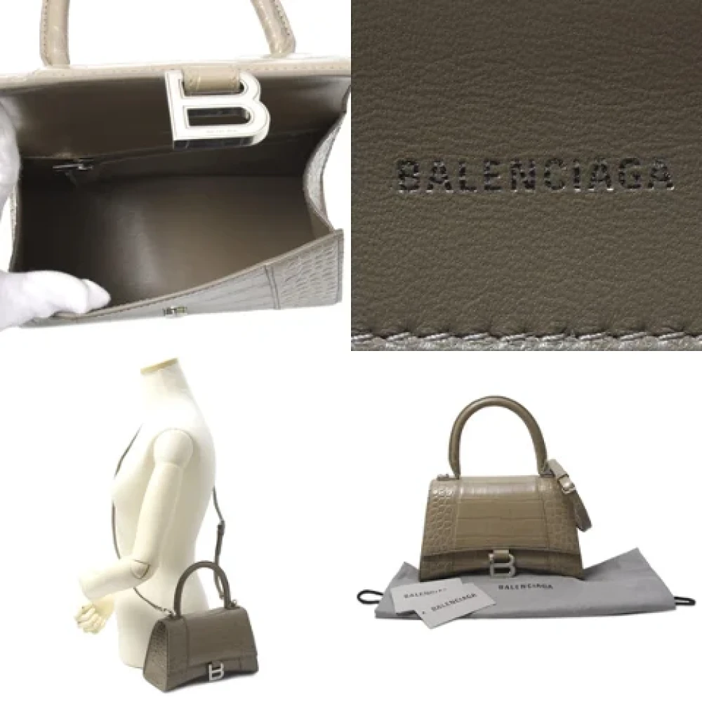 Balenciaga Vintage Pre-owned Leather balenciaga-bags Brown Dames