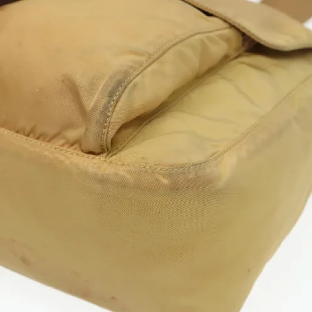 Prada Vintage Pre-owned Nylon prada-bags Yellow Dames