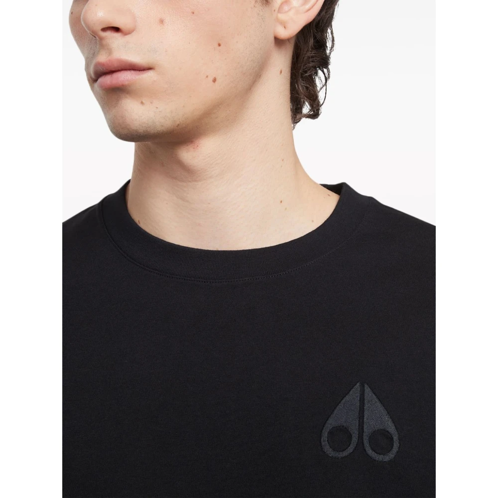 Moose Knuckles T-Shirts Black Heren