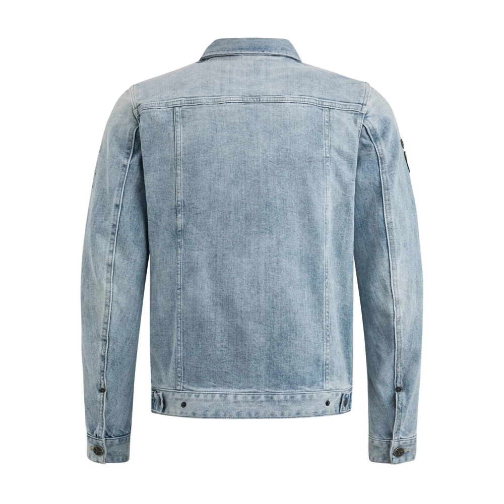 PME Legend Zomer Blauwe Denim Jack Blue Heren